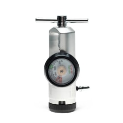 Medline Brass Mini Oxygen Regulator, Silver