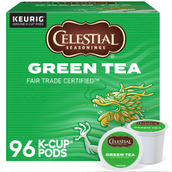 Celestial Seasonings® Natural Antioxidant Green Tea Single-Serve K-Cups®, 0.40 Oz, Box Of 96