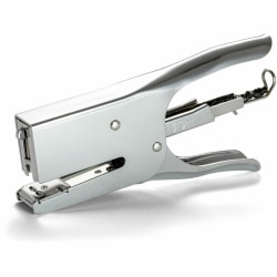 Officemate 97758 Classic Plier Stapler - Staple Size: 0.25" , 0.31" - Rear Loading - Silver - Metal - 1 Each