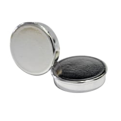 MasterVision® Hi-Intensity Magnets, 1 1/4", Silver, Pack Of 10