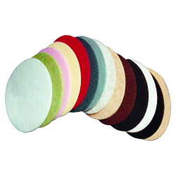 SKILCRAFT® 5100 Series Floor Buffing Pad, 20", Natural (AbilityOne 7910-01-501-2973)