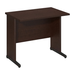 Bush Business Furniture Components Elite C Leg Desk 36"W x 24"D, Mocha Cherry, Standard Delivery