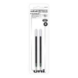 uni-ball® 207™ Impact™ RT Gel Pen Refills, Bold Point, 1.0 mm, Black, Pack Of 2 Refills