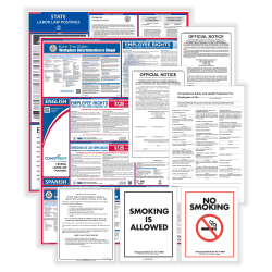 ComplyRight™ Public Sector Federal (Bilingual) And State (English) Poster Set, Indiana