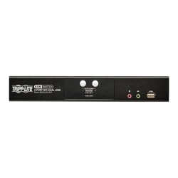 Tripp Lite 2-Port DVI Dual-Link / USB KVM Switch w/ Audio & Cables - KVM / audio switch - 2 x KVM / audio - 1 local user - desktop - TAA Compliant