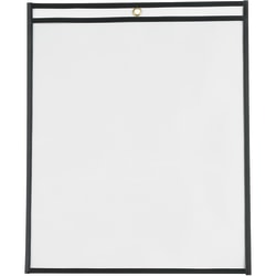 Partners Brand Job Ticket Holders, 12" x 15", Black, Pack Of 25