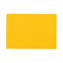 LUX Flat Cards, A9, 5 1/2" x 8 1/2", Sunflower Yellow, Pack Of 50