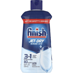Finish Jet-Dry Rinse Aid - 8.45 oz (0.53 lb) - 1 Each - Blue