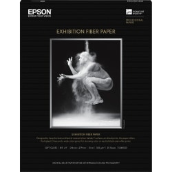 Epson® Professional Photo Paper, Letter Size (8 1/2" x 11"), 325 g/m², Glossy, Ream Of 25 Sheets