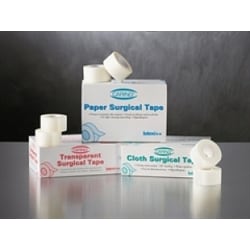 Medline Caring Paper Adhesive Tape, 2" x 10 Yd., White, Pack Of 6