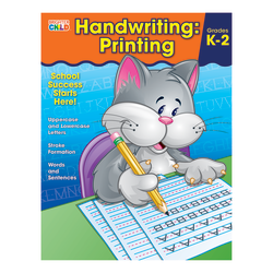 Carson-Dellosa Brighter Child Handwriting Workbook: Printing, Ages 5 - 7
