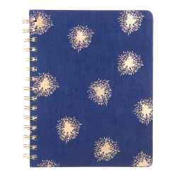 Russell & Hazel Spiral Notebook, 6" x 8", College Ruled, 98 Sheets, Navy Burst