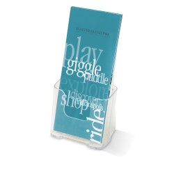Office Depot® Brand Literature/Leaflet Holder, Pack of 4