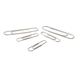 Office Depot® Brand Premium Paper Clips, Box Of 1000, No. 1, Silver