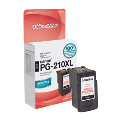 OMX Ink Canon PG-210XL Remanufactured Ink Cartridge, Black