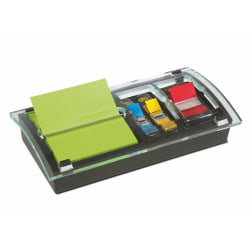 Post-it® Pop-up Note and Flag Dispenser, 3"x 3" Pop-up Style Notes and 1" Flags - 3"x3" Note, 1" Flag - 0