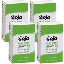 Gojo® Multi Green Gel Hand Soap, Citrus Scent, 67.63 Oz., Pack Of 4 Bottles