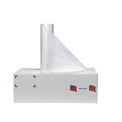 Noramco Linear Low-Density Liners, 55 Gallons, 1.1 Mil, Clear, Roll Of 100