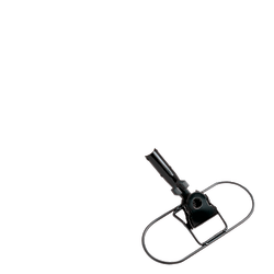 Rubbermaid® Commercial Snap-On Wire Dust Mop Frames, 5" x 24", Black, Pack Of 12