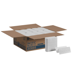 Pacific Blue Ultra™ by GP PRO Z-Fold 1-Ply Paper Towels, 260 Sheets Per Pack, Case Of 10 Packs