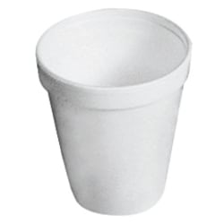 Dart® Insulated Foam Drinking Cups, White, 8 Oz, Bag Of 25