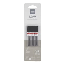Office Depot® Brand Lead Refills, 0.5 mm, HB Hardness, Tube Of 12 Leads, Pack Of 3 Tubes