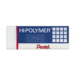 Pentel Hi-Polymer Erasers, 3/PK