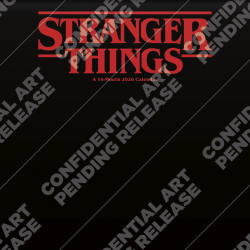 2026 DateWorks Wall Calendar, 12" x 12", Stranger Things, January To December, 264043OD