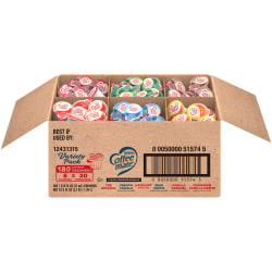 Nestle Coffee Mate Liquid Coffee Creamer Assorted Singles, 0.375 Oz, Box of 180 Singles