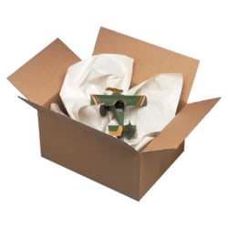 B O X Packaging Pre-Cut Newsprint Sheets, 24" x 30", Unprinted, Pack Of 1,000