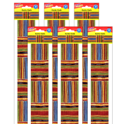 TREND Bolder Borders, 2-3/4" x 35-3/4', Kente Cloth, Pack Of 6 Borders