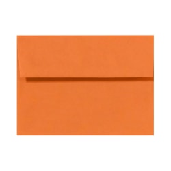 LUX Invitation Envelopes, A2, Peel & Press Closure, Mandarin Orange, Pack Of 500