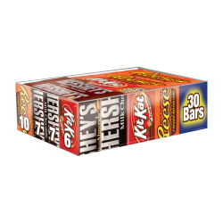 Hershey’s® Full Size Chocolate Bars, Variety Pack, Box Of 30