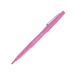 Paper Mate® Flair Candy Pop Felt Tip Pen, Medium Point, 0.7 mm, Strawberry Lollipop Barrel, Strawberry Lollipop Ink