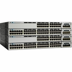 Cisco WS-C3750X-24S-E Layer 3 Switch - Manageable - Gigabit Ethernet - 3 Layer Supported - 24 SFP Slots - 1U High - Rack-mountable - Lifetime Limited Warranty