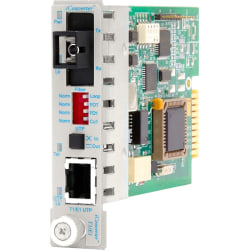 Omnitron iConverter T1/E1 Single-Fiber Media Converter RJ48 SC Single-mode 40km BiDi Module Wide Temp - 1 x T1/E1; 1 x SC Single-mode Single-Fiber (1550/1310); Internal Module; Lifetime Warranty