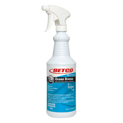 Betco BestScent Ready-To-Use Odor Eliminator, 32 Oz, Ocean Breeze, Pack Of 12