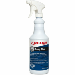 Betco Deep Blue Glass & Surface Cleaner - For Glass, Window, Stainless Steel, Plastic, Porcelain, Chrome - 1081200