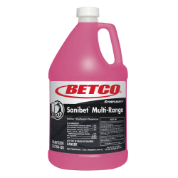 Betco® Sanibet™ Multi-Range Sanitizer, 1 GAL Bottle, Case Of 4