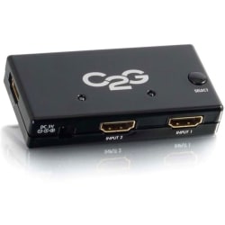 C2G 2-Port HDMI Switch - Auto Switch - Video/audio switch - 2 x HDMI - desktop