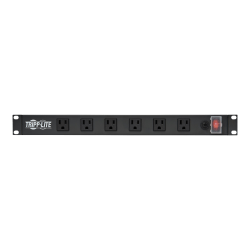 Tripp Lite 1U Rack-Mount Power Strip with 12 Right-Angle Outlets