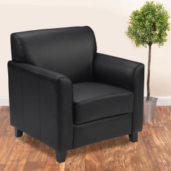Flash Furniture Hercules Diplomat LeatherSoft™ Faux Leather Chair, Black
