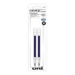 uni-ball® 207™ Retractable Gel Pen Refills, Medium Point, 0.7 mm, Blue Ink, Pack Of 2 Refills
