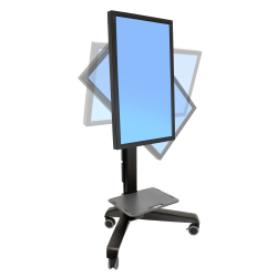 Ergotron® Neo-Flex® Mobile MediaCenter VHD Display Stand, Black