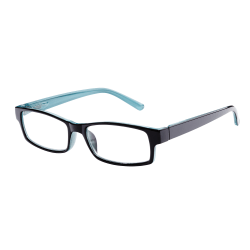 ICU Eyewear Wink Berryessa Women's Reading Glasses, Black/Turquoise, +1.5