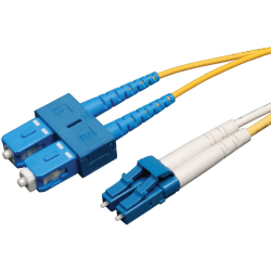 Eaton Tripp Lite Series Duplex Singlemode 9/125 Fiber Patch Cable (LC/SC), 3M (10 ft.) - Patch cable - N36603M