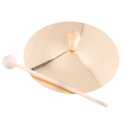 Westco Educational Products Single 6" Cymbal With Mallet, Brass