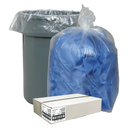 Nature Saver® Trash Bags, 55 Gallon, 30% Recycled, Box Of 100