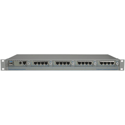 Omnitron Systems iConverter 2423-2 T1/E1 Multiplexer - 4 x T1/E1 Network, 1 x 10/100/1000Base-T Network, 1 x 1000Base-X Network - 1Gbps Gigabit Ethernet, 1.54Mbps T1 , 2.048Mbps E1