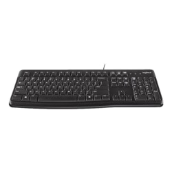 Logitech® Wired Mouse and Keyboard for Desktop, Black, MK120